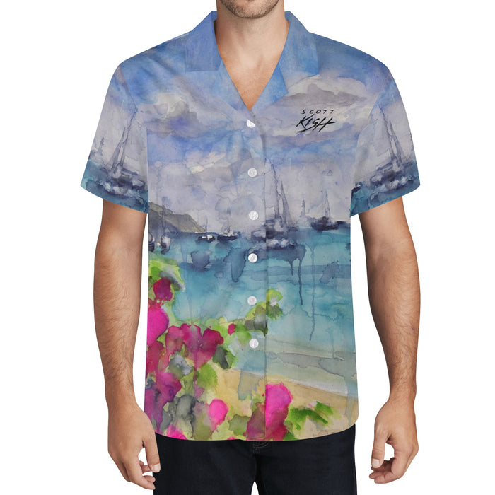 Men's Sailboat Hawaiian Shirt