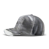 Abstract Grey Paint Baseball Cap