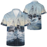 Men's Deep Sea Fishing Hawaiian Shirt