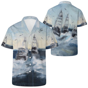 Men's Deep Sea Fishing Hawaiian Shirt