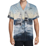 Men's Deep Sea Fishing Hawaiian Shirt