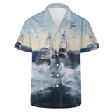 Men's Deep Sea Fishing Hawaiian Shirt