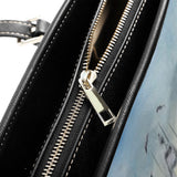 Deep Sea Fishing Leather Tote Bag