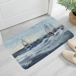 Deep Sea Fishing Plush Doormat