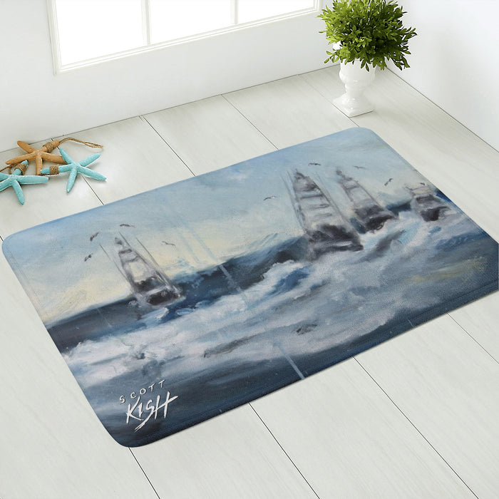 Deep Sea Fishing Plush Doormat