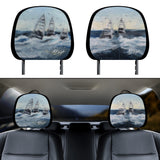 Deep Sea Fishing Car Headrest Covers