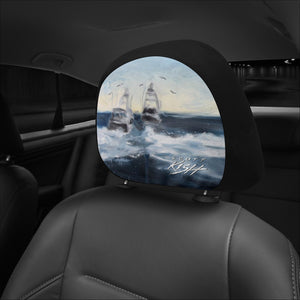 Deep Sea Fishing Car Headrest Covers