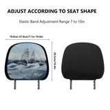 Deep Sea Fishing Car Headrest Covers