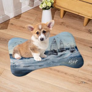 Deep Sea Fishing Dog Rug