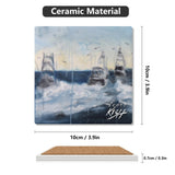 Deep Sea Fishing Ceramic Coaster Set
