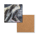 Shark Ceramic Coaster Set