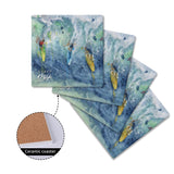 Surfing Ceramic Coaster Set