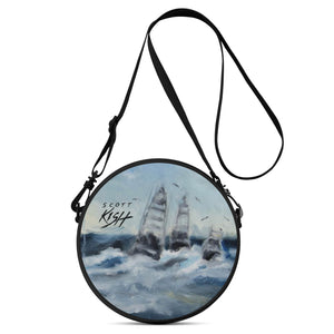 Deep Sea Fishing Round Satchel Bag