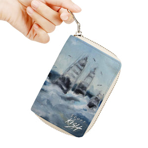 Deep Sea Fishing Zipper Card Holder