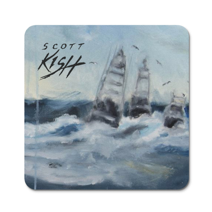Deep Sea Fishing Rubber Coaster Set