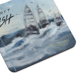 Deep Sea Fishing Rubber Coaster Set