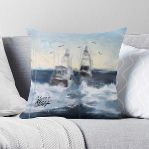 Deep Sea Fishing Pillow Cover