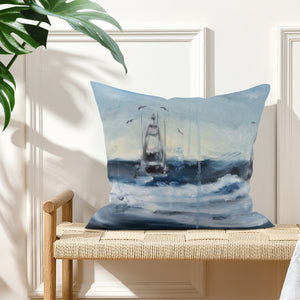 Deep Sea Fishing Pillow Cover