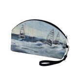 Deep Sea Fishing Curve Cosmetics Bag