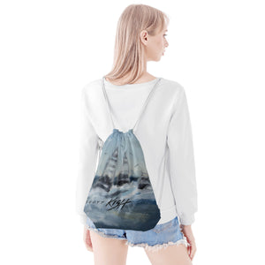 Deep Sea Fishing Drawstring Bag