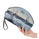 Deep Sea Fishing Curve Cosmetics Bag