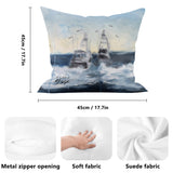 Deep Sea Fishing Pillow Cover