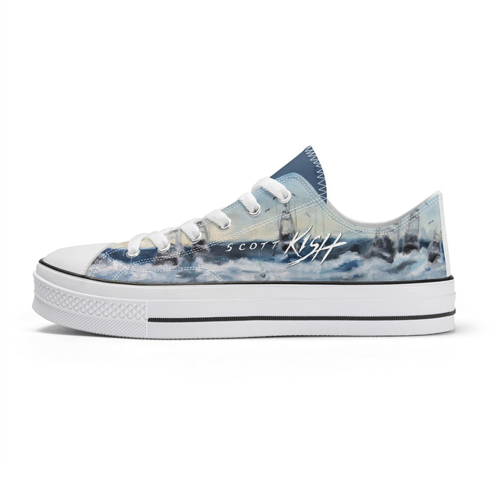 Women's Deep Sea Fishing Low Top Canvas Shoes