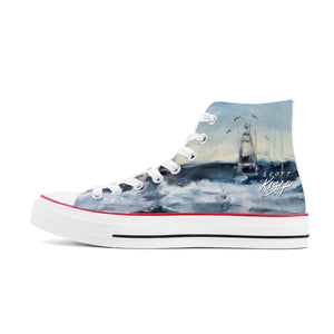Women's Deep Sea Fishing High Top Canvas Shoes