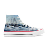 Women's Deep Sea Fishing High Top Canvas Shoes