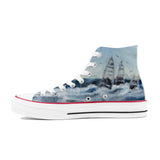 Men's Deep Sea Fishing High Top Canvas Shoes