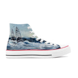 Men's Deep Sea Fishing High Top Canvas Shoes