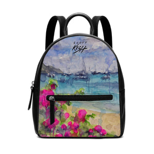 Mini Leather Caribbean Backpack