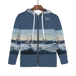 Children's Deep Sea Fishing Zip Hoodie
