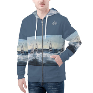 Men's Deep Sea Fishing Zip Hoodie