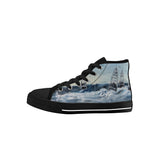 Kid's Deep Sea Fishing High Top Canvas Shoes