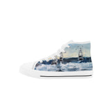 Kid's Deep Sea Fishing High Top Canvas Shoes