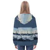 Women's Deep Sea Fishing Zip Hoodie