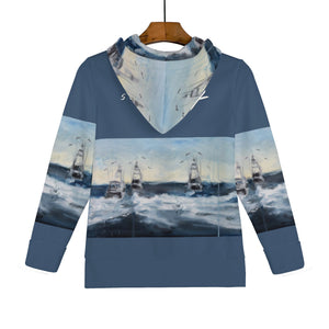 Children's Deep Sea Fishing Zip Hoodie