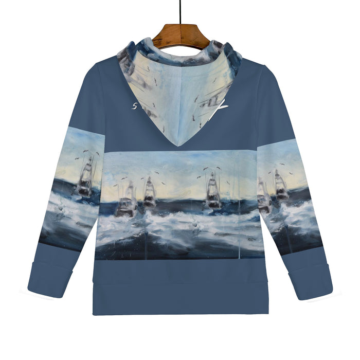 Children's Deep Sea Fishing Zip Hoodie