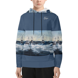 Youth Deep Sea Fishing Lightweight Hoodie