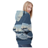 Women's Deep Sea Fishing Zip Hoodie