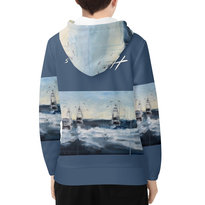 Youth Deep Sea Fishing Lightweight Hoodie