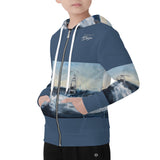 Children's Deep Sea Fishing Zip Hoodie