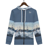 Women's Deep Sea Fishing Zip Hoodie
