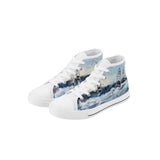 Kid's Deep Sea Fishing High Top Canvas Shoes