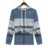 Men's Deep Sea Fishing Zip Hoodie