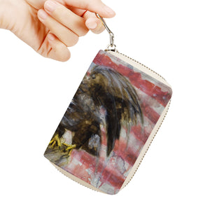 American Eagle Zipper Card Holder