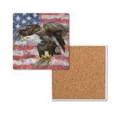 American Eagle Ceramic Coaster Set