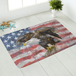 American Eagle Plush Doormat