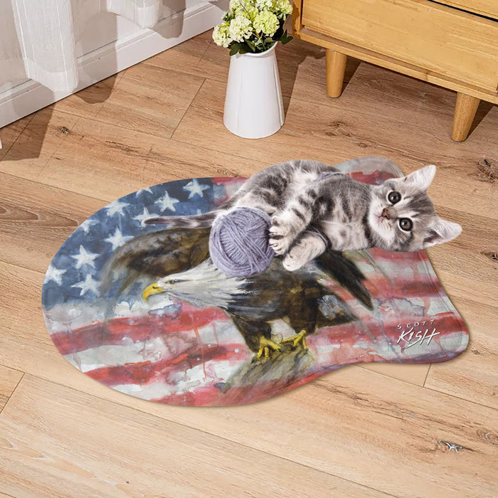 American Eagle Cat Pet Rug